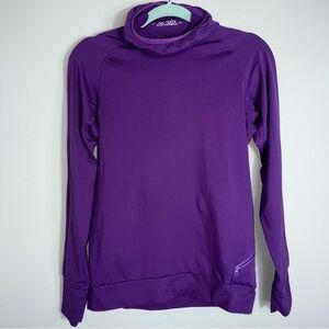 Arc'teryx Women's Hoodie-Long Sleeves-Fitted-Purple-Size Small